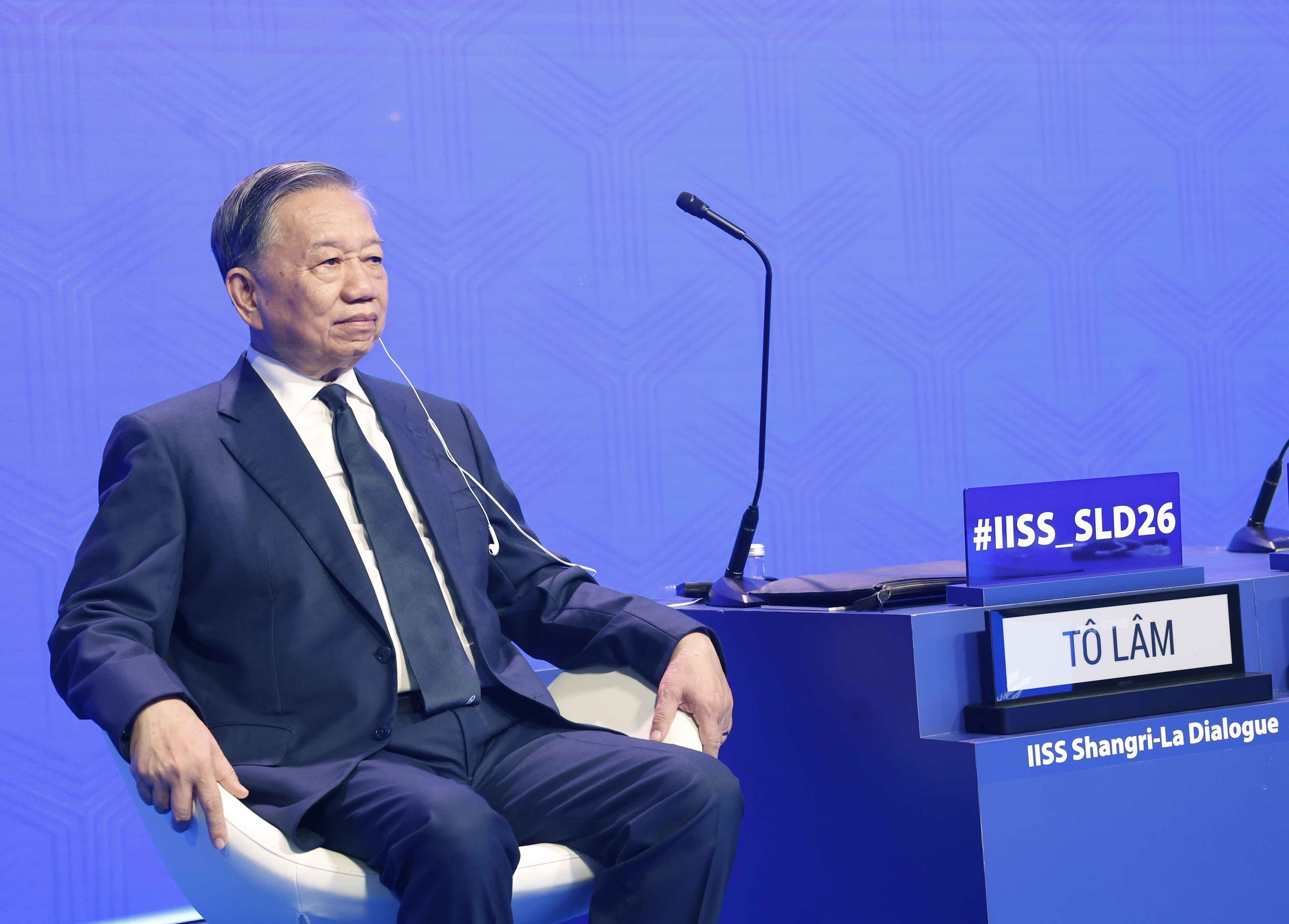 Tổng Bí thư, Chủ tịch nước Tô Lâm phát biểu dẫn đề Đối thoại Shangri-La 2026